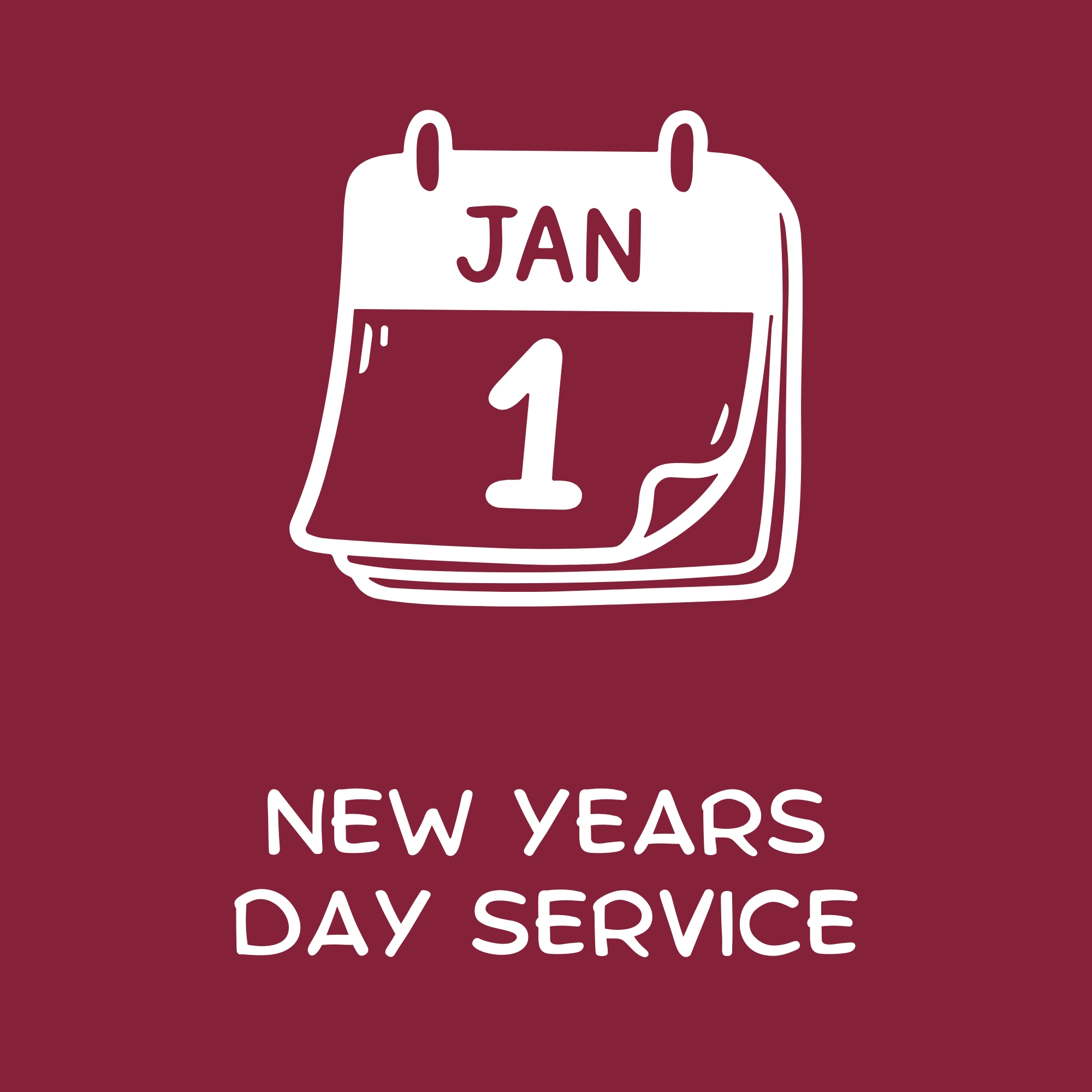 New Years Day Service